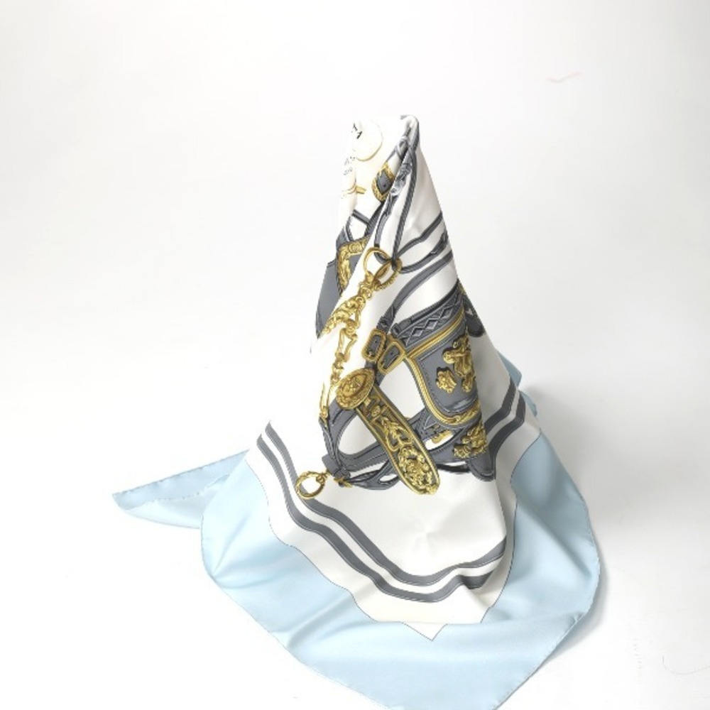 HERMES Authentic Blue Scarf - Picture 3 of 5